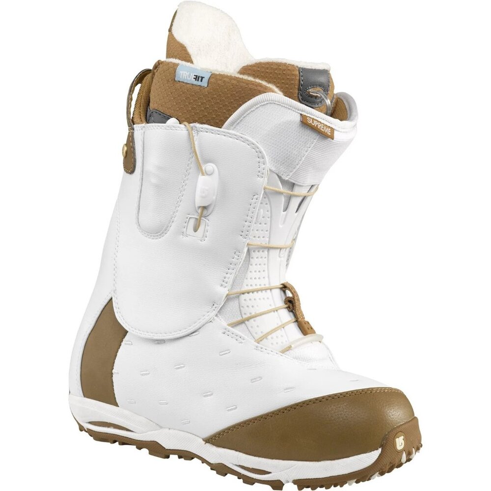 NEW $470 Burton Supreme Snowboard Boots!  Size 6 or 7  White  Top of the Line